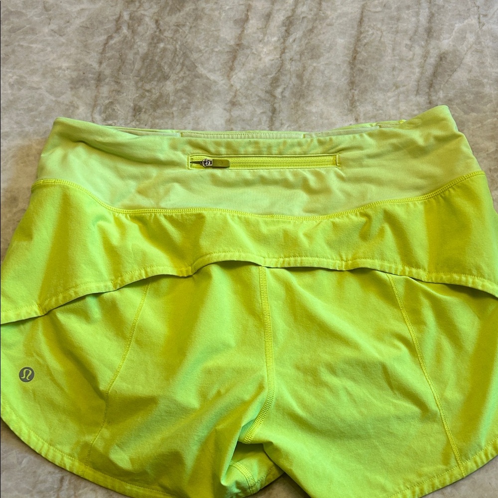 lululemon athletica Women's Bright Green Athletic Shorts